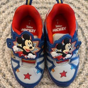 Disney Mickey Mouse Kids Sneakers - Blue and Red